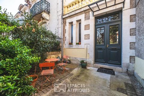 Maison de ville rénovée avec son jardin plein sud