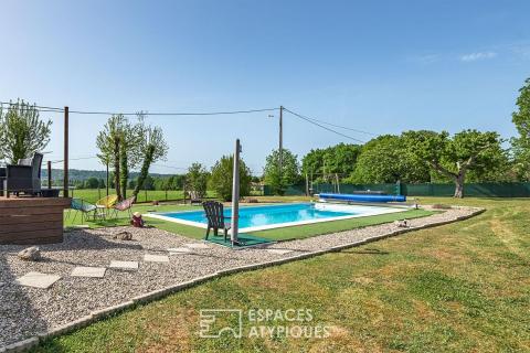 Une propriété, deux ambiances… et la nature autour