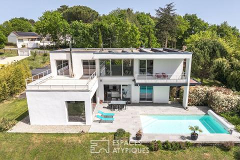 Vue, lumière, horizon : villa contemporaine d&rsquo;exception aux portes de Périgueux