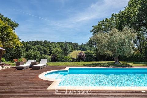 Plain-pied tout confort au coeur de la nature
