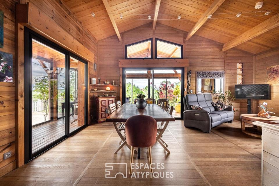 Maison d'architecte en bois construite en 2012