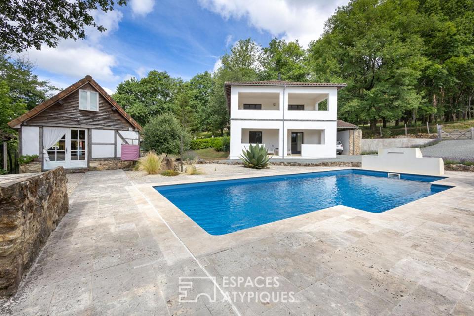 Maison d'architecte et sa dépendance pittoresque