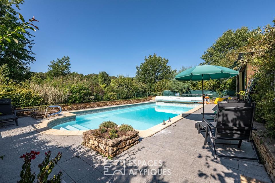 Élégante demeure, son gîte 3 étoiles, sa piscine et son spa