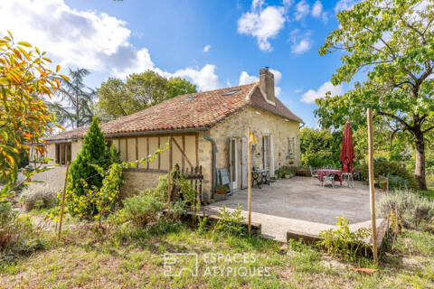 Maison de charme en pierre avec piscine aux portes de Villeréal