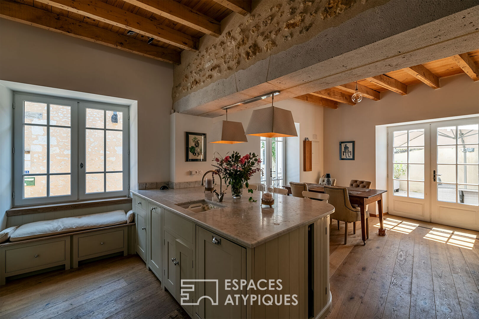 Charming stone house from the mid-17th century.