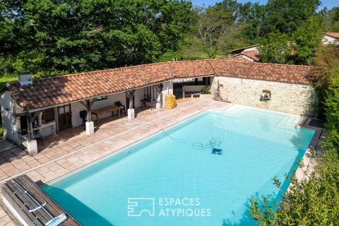 Character property in Périgord Vert with gite and bed and breakfast