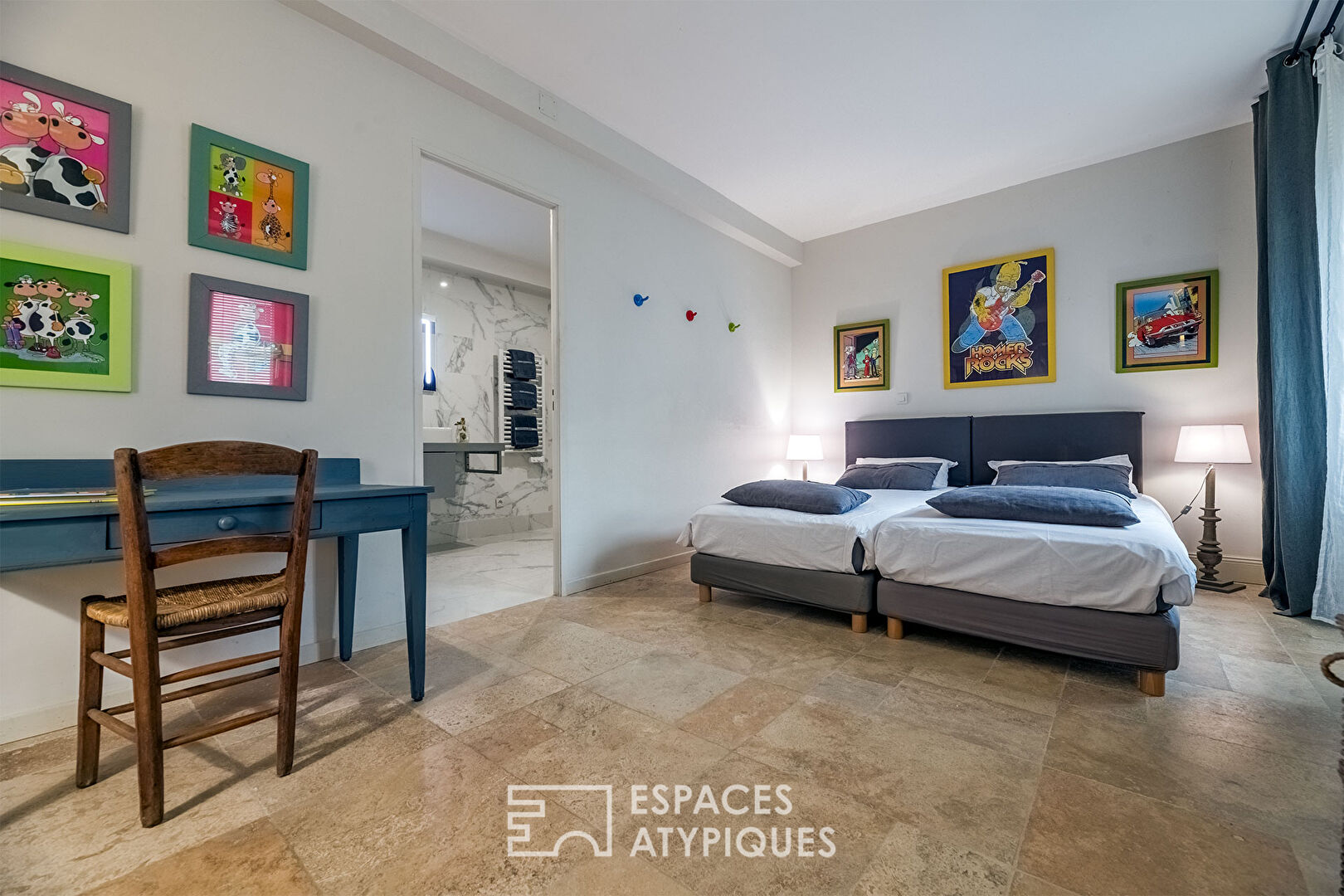 Renovated mansion at the gates of Bergerac town center.