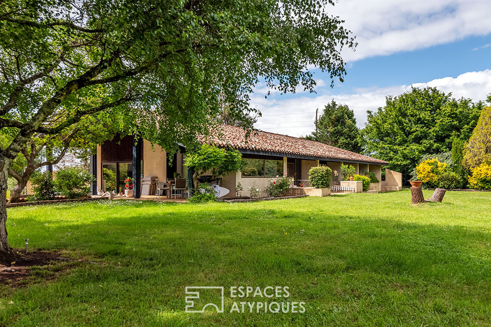 Maison d’architecte et son parc paysager