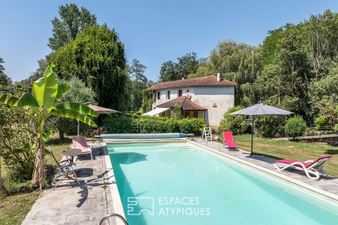 17th century mill in Périgord, a setting of serenity and elegance