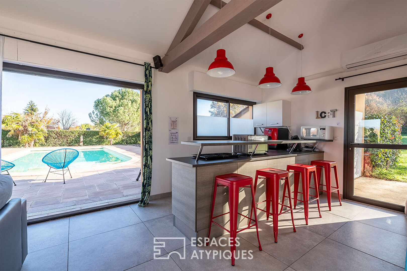 Old farm renovated into a contemporary family home
