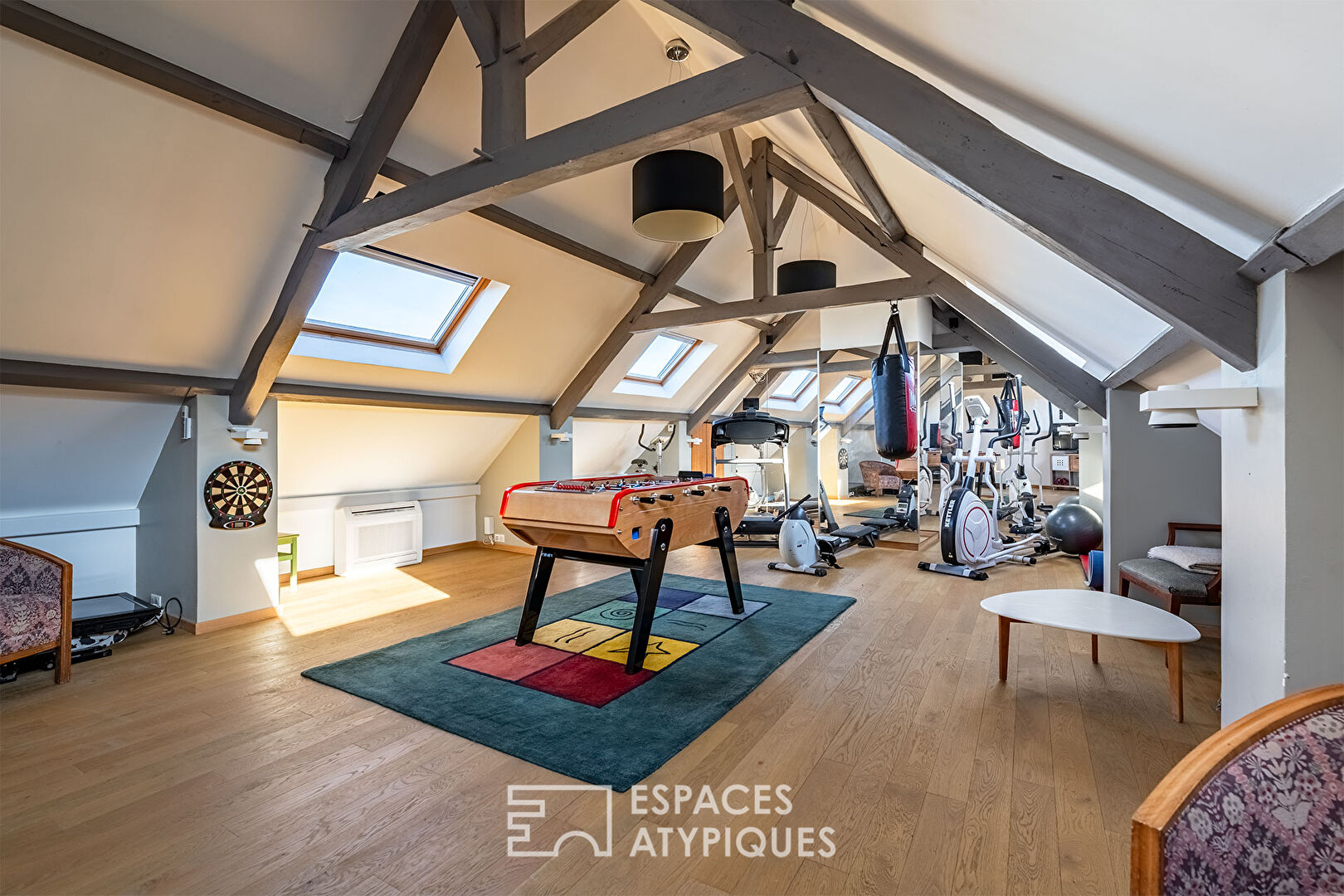 Old farm renovated into a contemporary family home
