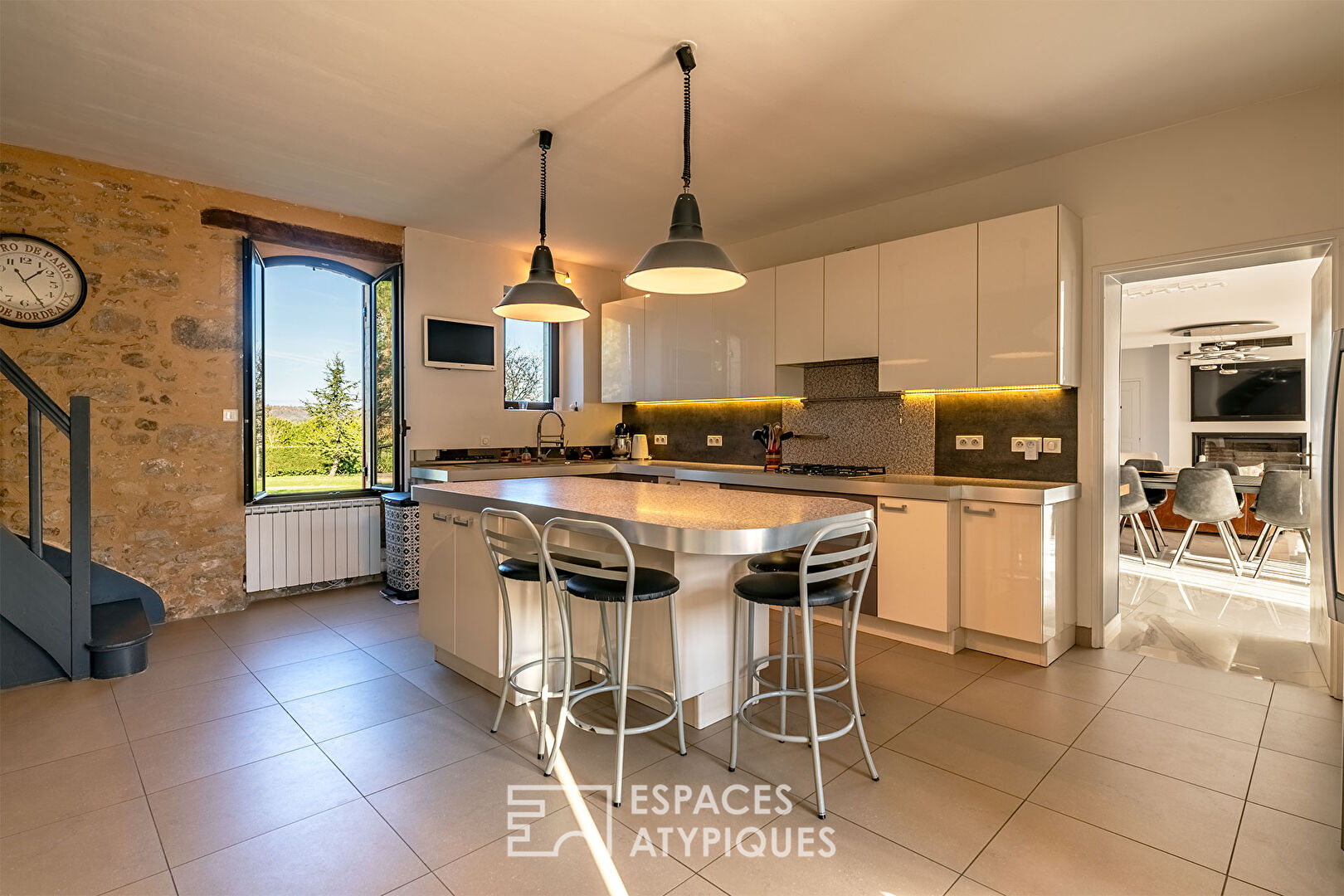 Old farm renovated into a contemporary family home