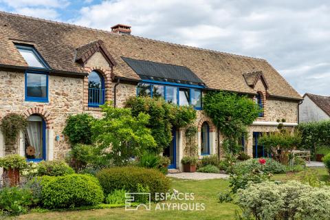 Elégante maison en pierre avec studio indépendant