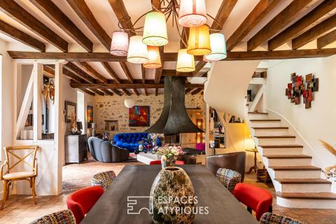 Elégante maison en pierre avec studio indépendant