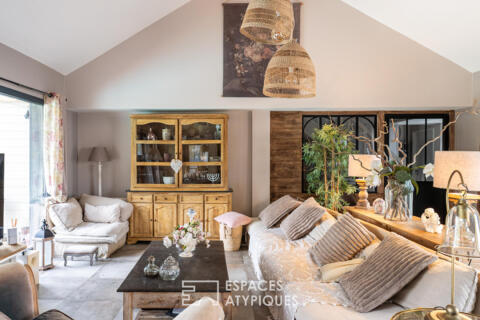 Villa contemporaine ossature bois et piscine