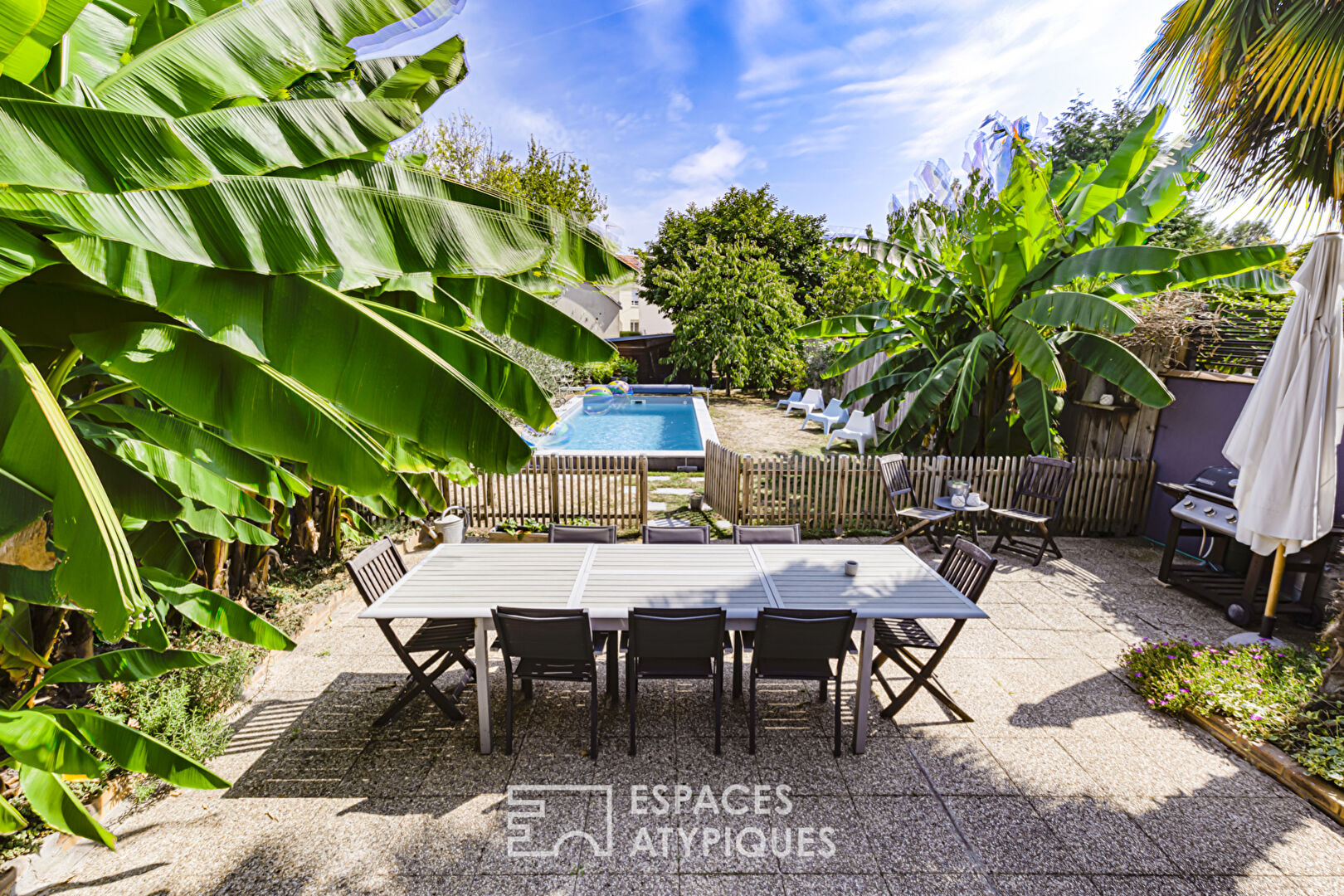 Maison ville avec piscine
