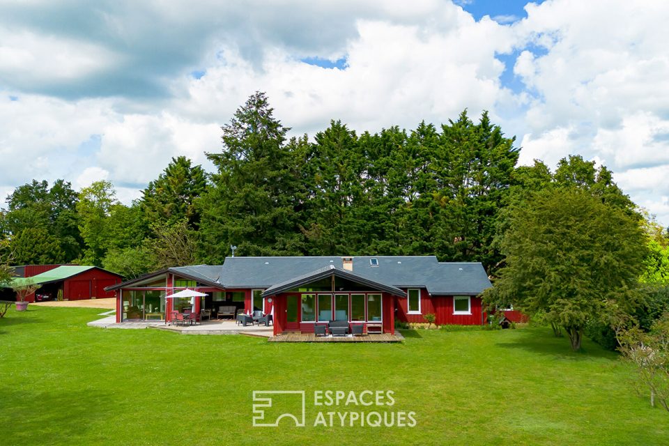 Magnifique maison norvégienne aux portes du Mans