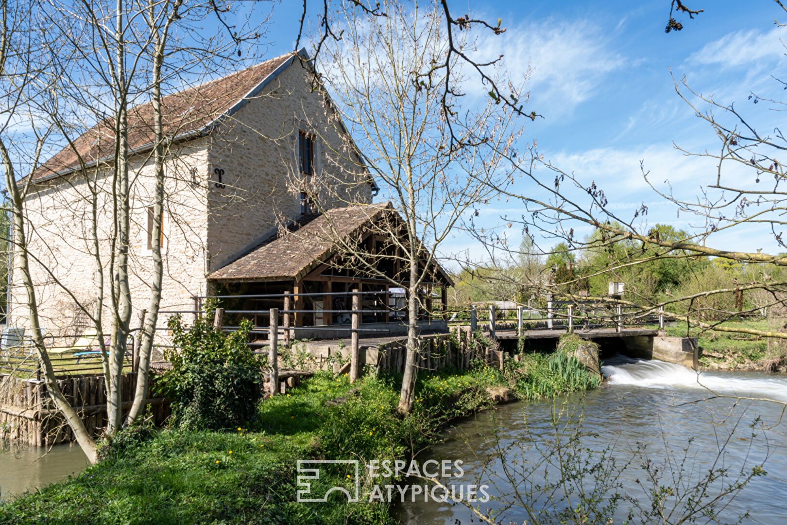 12th century character mill on the water’s edge