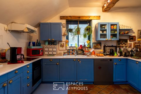 Fermette authentique avec dépendances et jardin