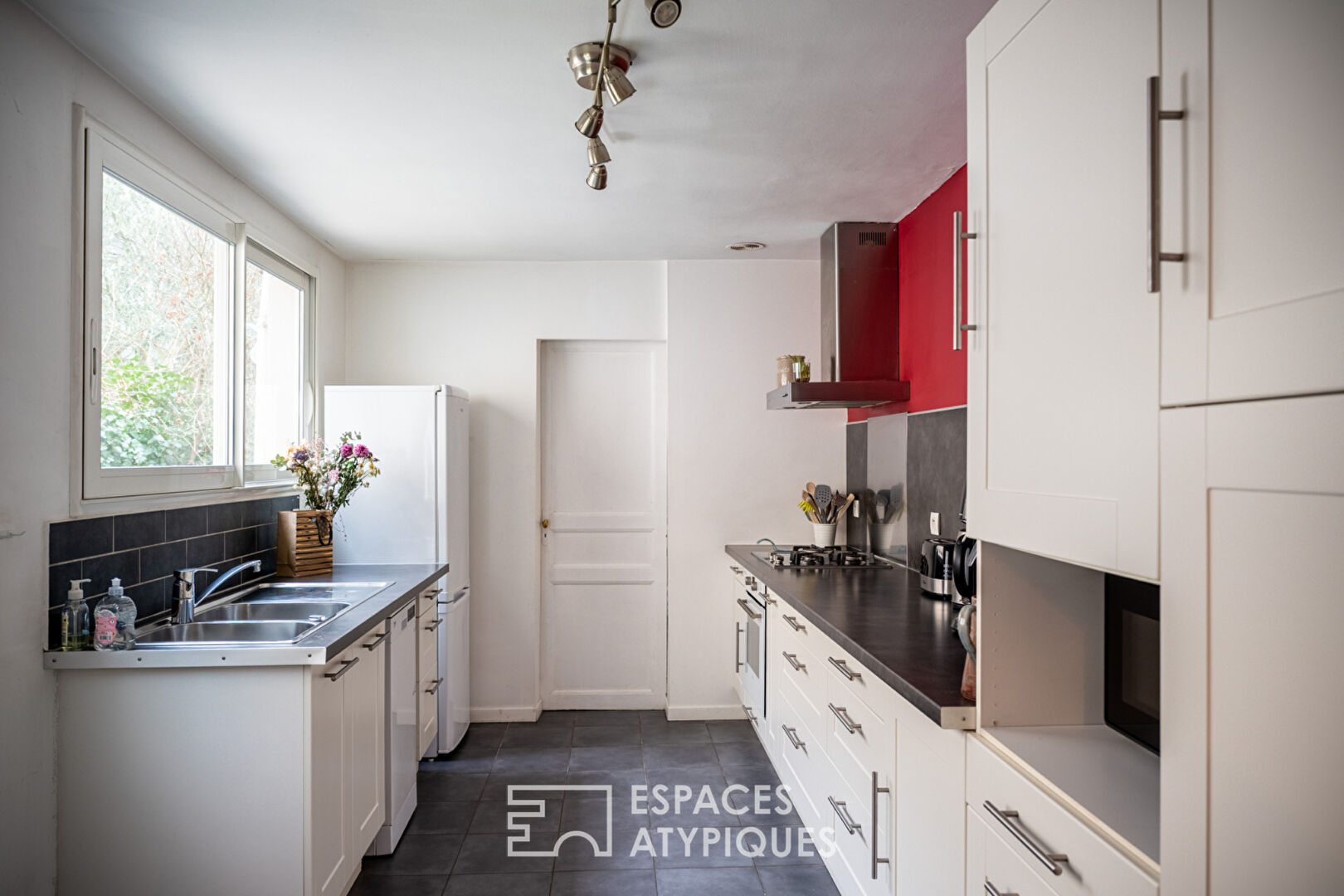 Mancelle de caractère avec jardin, centre-ville