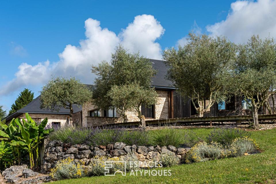 Villa contemporaine aux accents provençaux en Vallée du Loir