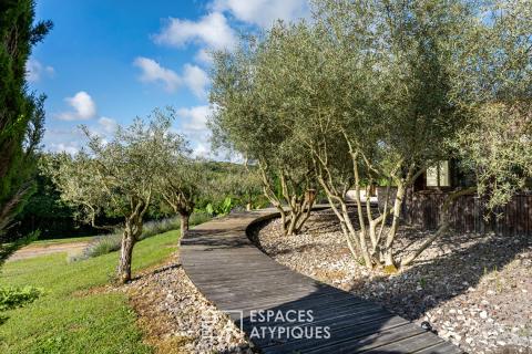 Villa contemporaine aux accents provençaux en Vallée du Loir