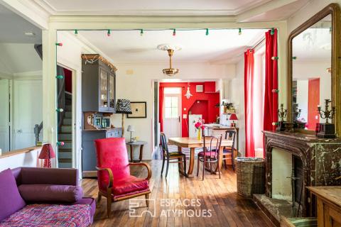Maison de maître dans son écrin bucolique