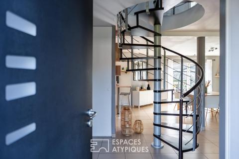 Maison contemporaine avec piscine