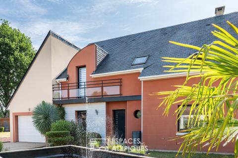 Maison contemporaine avec piscine