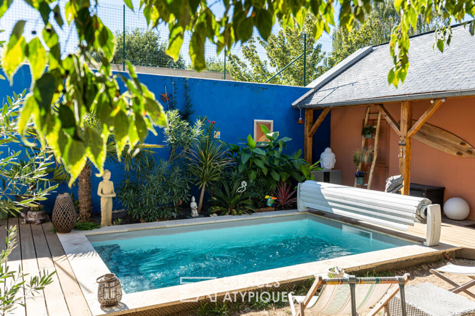 Sublime mancelle de charme renovée avec piscine