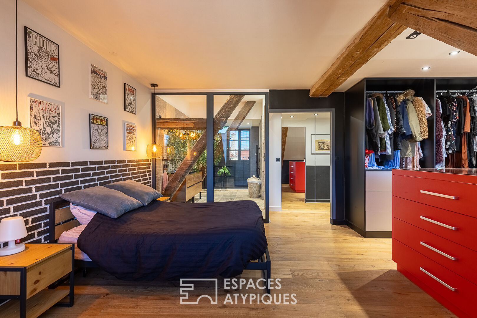 Charming duplex with a loft feel