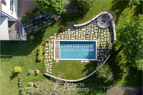 Maison de 1840 entièrement rénovée avec sa vue dégagée sur la nature