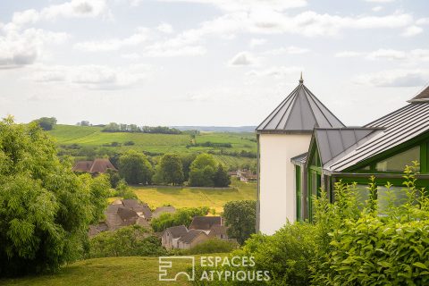 Maison avec sa piscine et sa vue imprenable