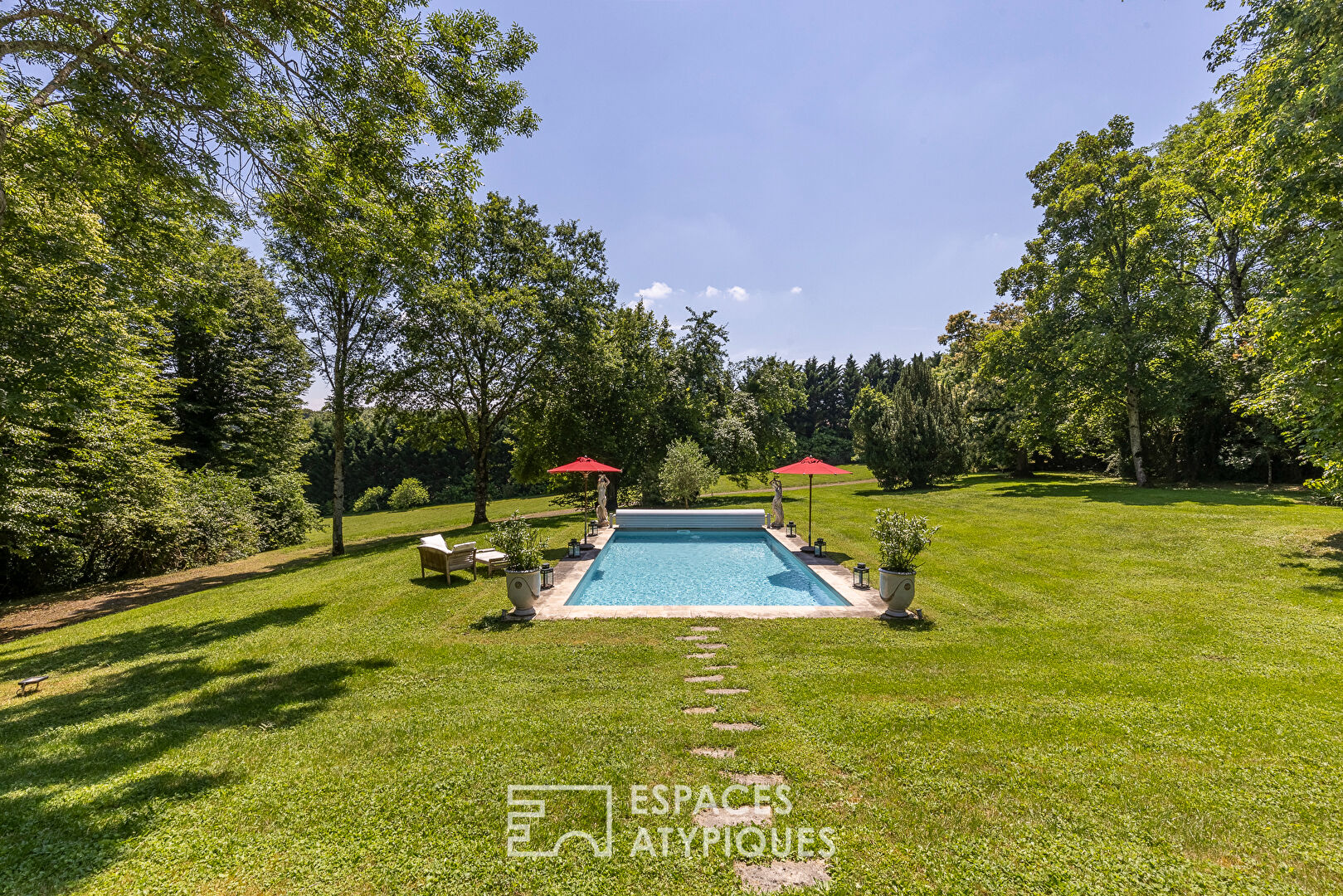 French elegance in this 19th century castle