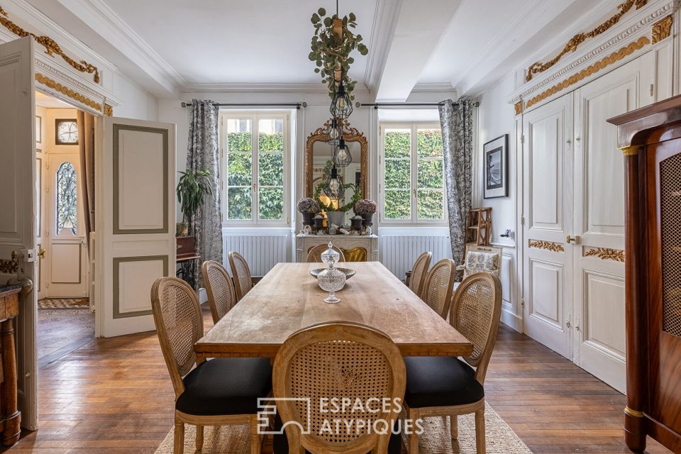 Maison bourgeoise de ville et son loft en annexe