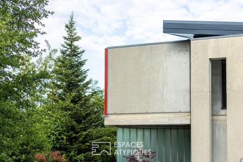 Entre design et nature, maison d&rsquo;architecte avec piscine et vue dégagée