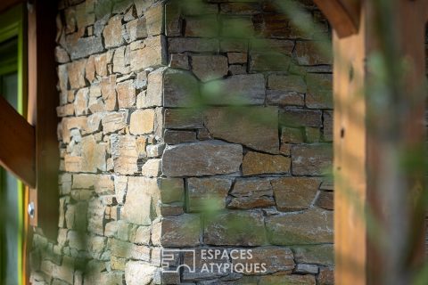 Chalet lumineux et modulable, un esprit scandinave au coeur du Doubs