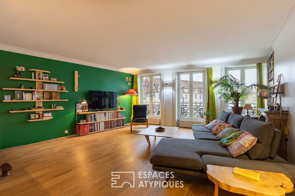 Elégant appartement avec sa vue historique au coeur de la Boucle