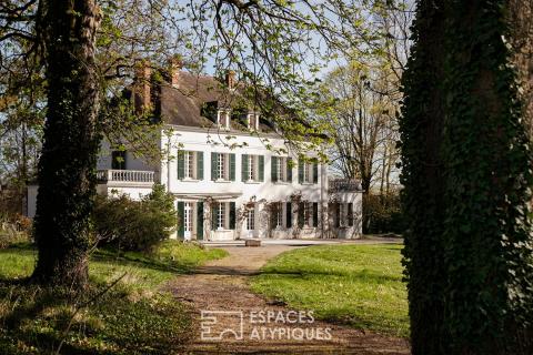 Maison patronale sur 9ha avec dépendances aux portes de Dole