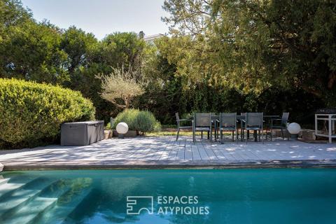 Maison bourgeoise rénovée avec piscine sur les bords de Saône
