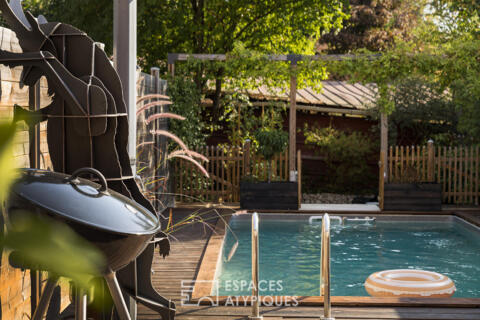 Appartement rénové avec piscine privée