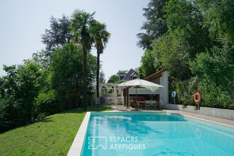 Villa cossue, haut de Lescar avec vue époustouflante sur les Pyrénées