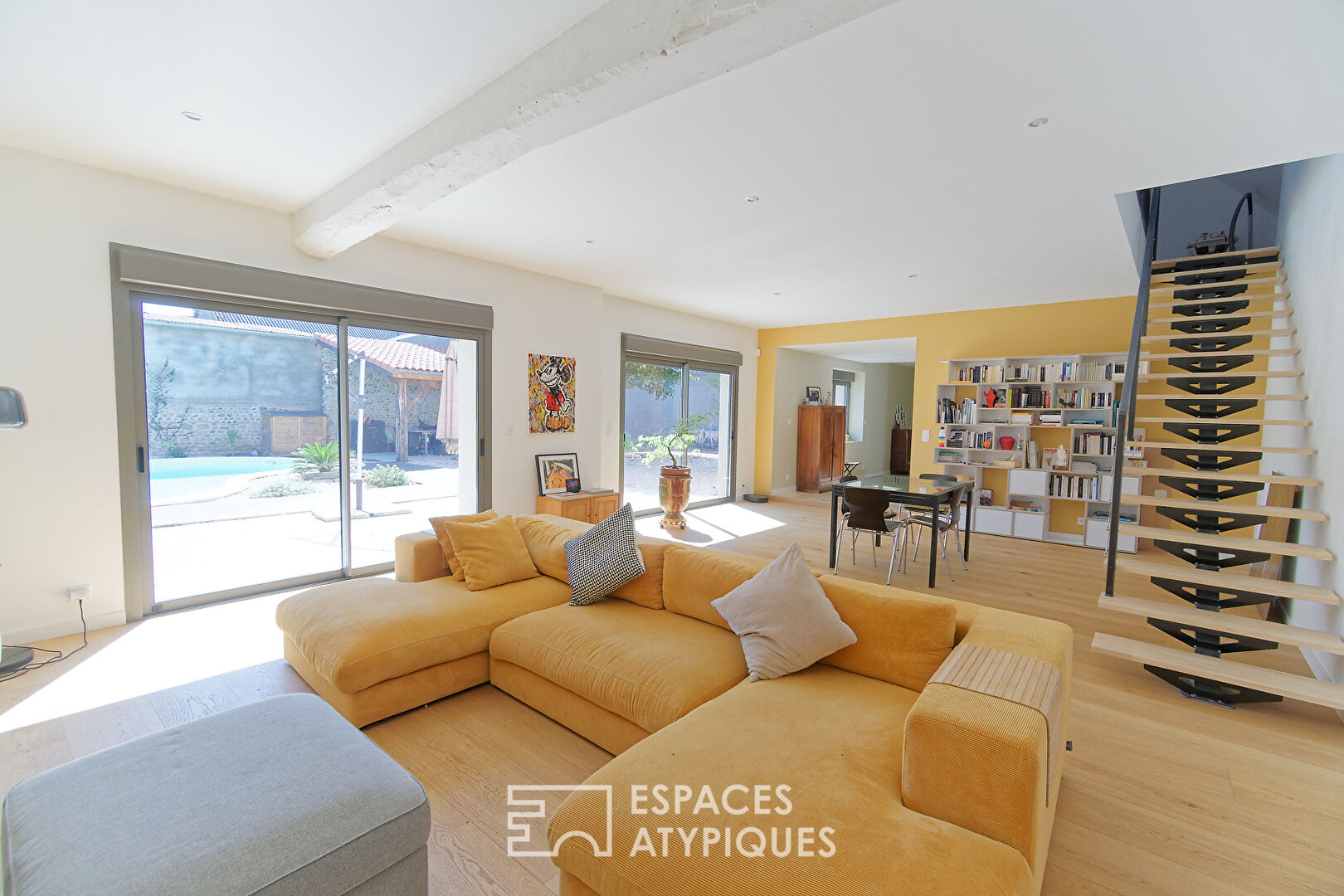 Character farmhouse renovated with refinement