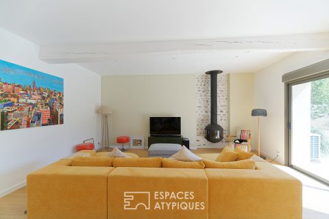 Character farmhouse renovated with refinement