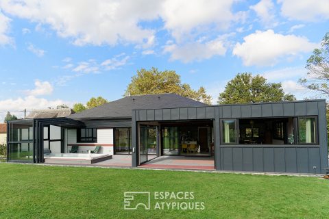 Maison d’exception face aux Pyrénées