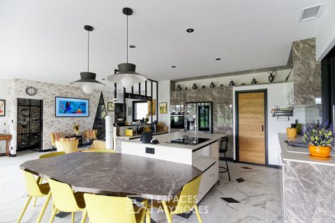 Maison d’exception face aux Pyrénées