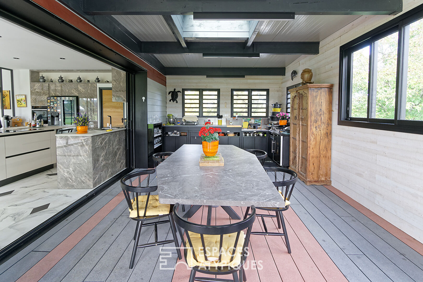 Maison d’exception face aux Pyrénées