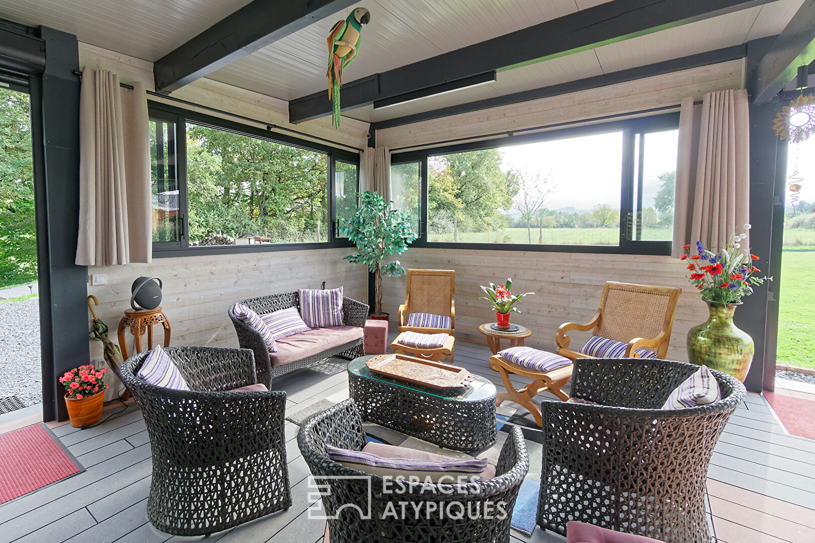 Maison d’exception face aux Pyrénées