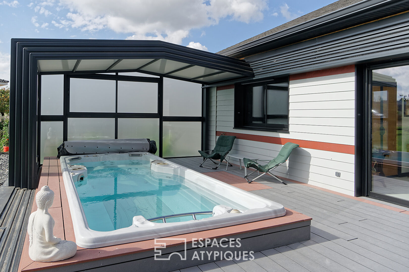 Maison d’exception face aux Pyrénées