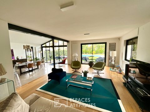 Villa des années 50, entièrement revisitée par architecte